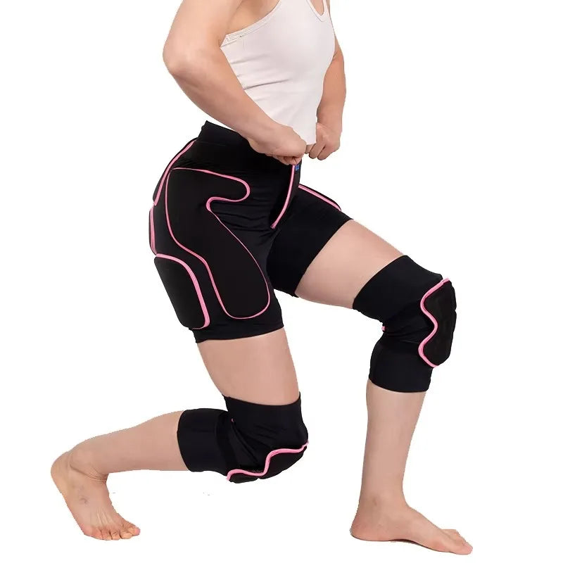 Snowboard Ski 3D Hip Butt Knee Guard Impact Pad Skiing Shorts Pants Knee Guards Protection Pad for Skate Ice Skating