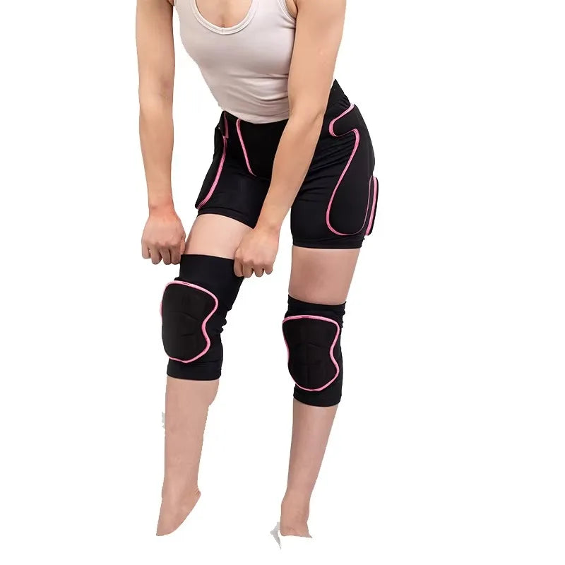 Snowboard Ski 3D Hip Butt Knee Guard Impact Pad Skiing Shorts Pants Knee Guards Protection Pad for Skate Ice Skating